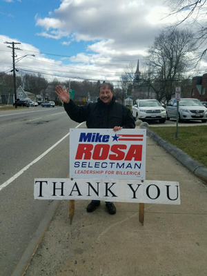 Mike Rosa - Selectman - Thank You
